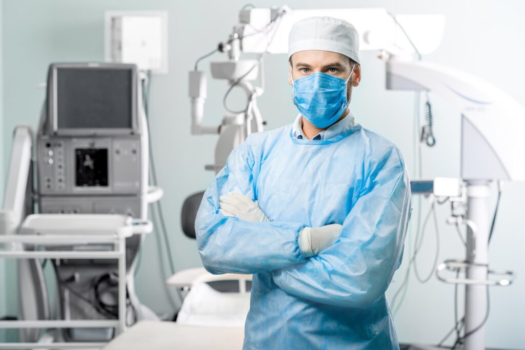 Portrait of surgeon