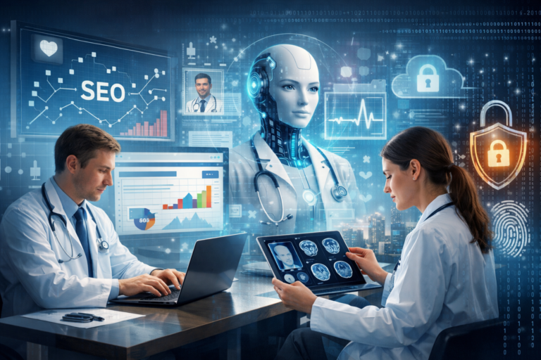 Digital marketing for healthcare in 2026: SEO for Doctors, AI Visibility, and HIPAA-Safe Growth